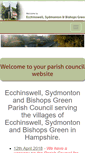 Mobile Screenshot of ecchinswell-pc.gov.uk